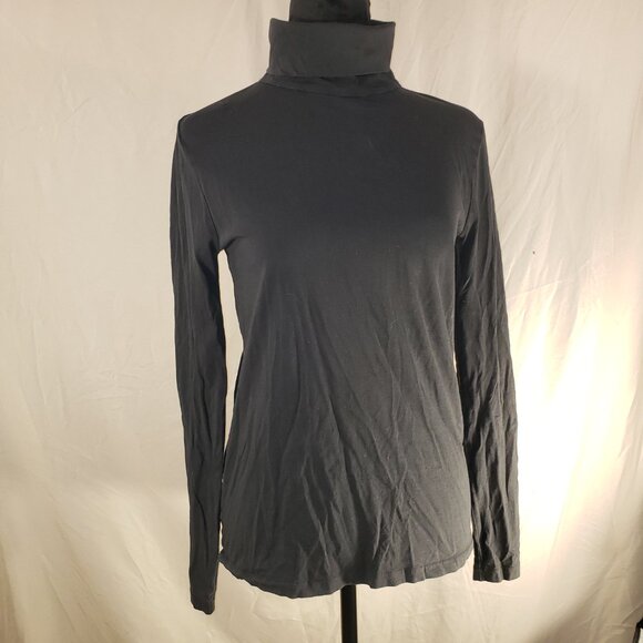 J.Crew Black Turtleneck Top, Size S - Picture 2 of 5
